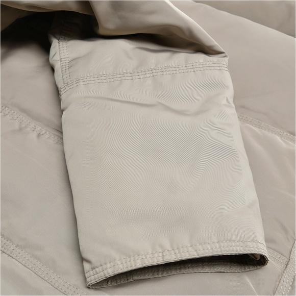 MAX MARA STUDIO Natural Beige Padded Coat - Picture 15 of 16